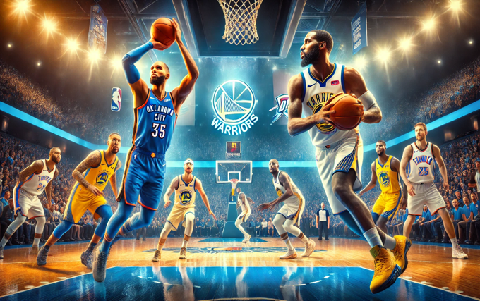 golden state warriors vs oklahoma city thunder match player stats